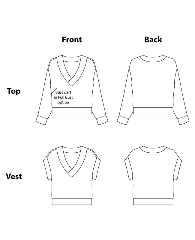 Itch to Stitch Andorra Top and Vest