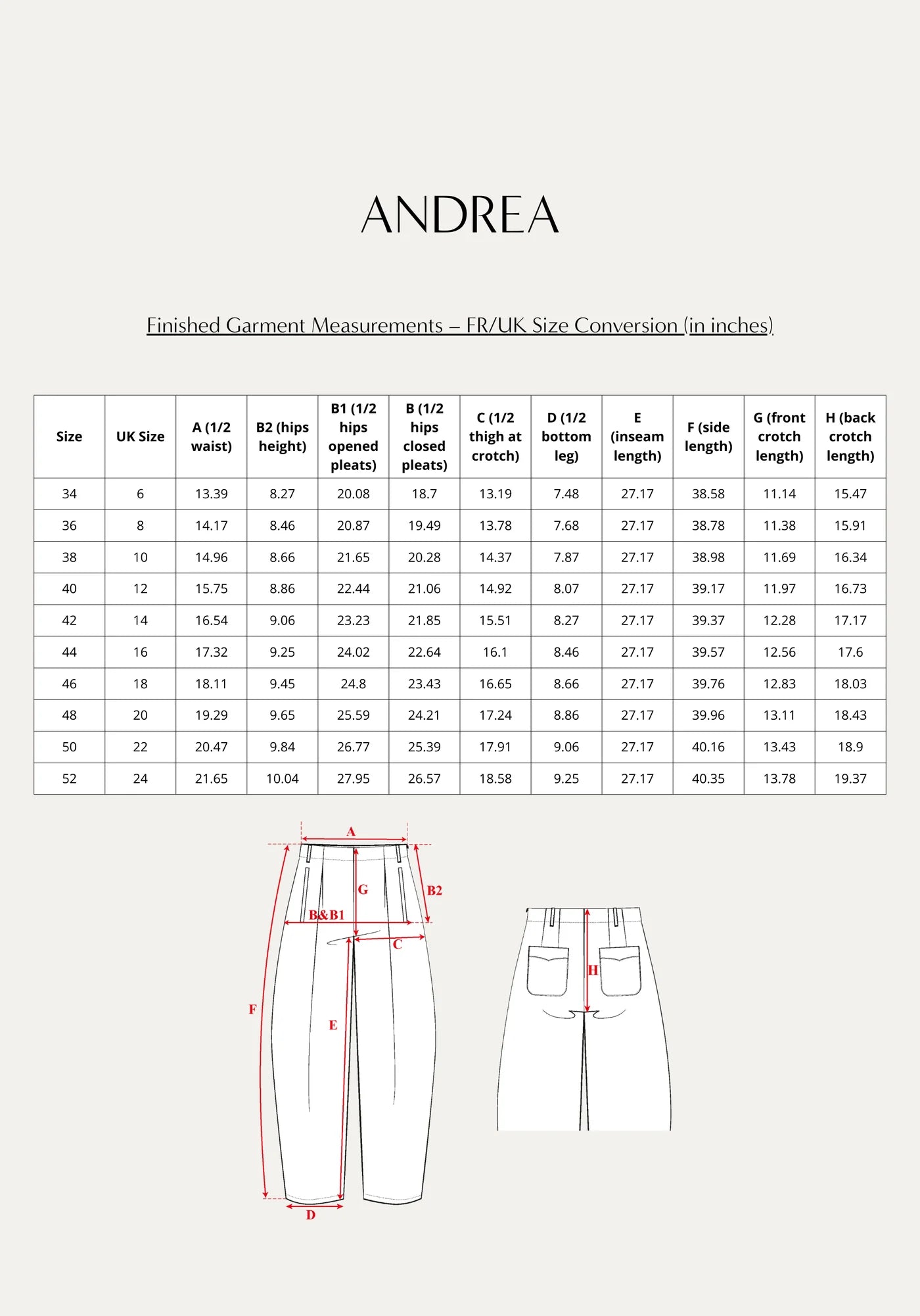 Maison Fauve Andrea Trousers