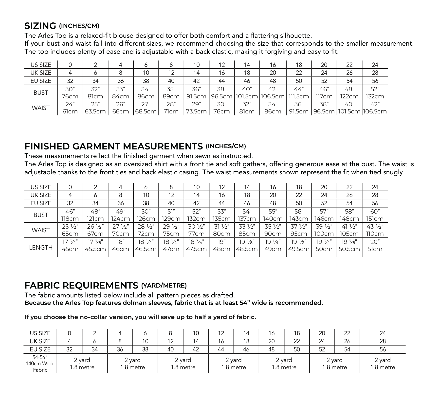 Sewing Therapy Arles Top