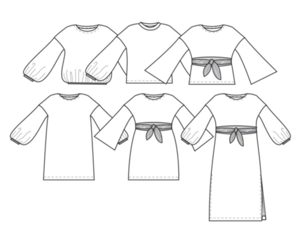 Papercut Patterns Women's Array Top and Dress