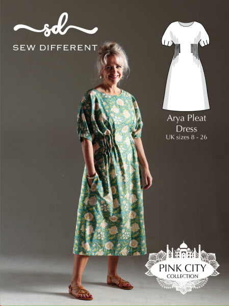 Sew Different Arya Pleat Dress