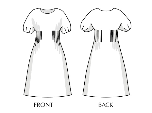 Sew Different Arya Pleat Dress