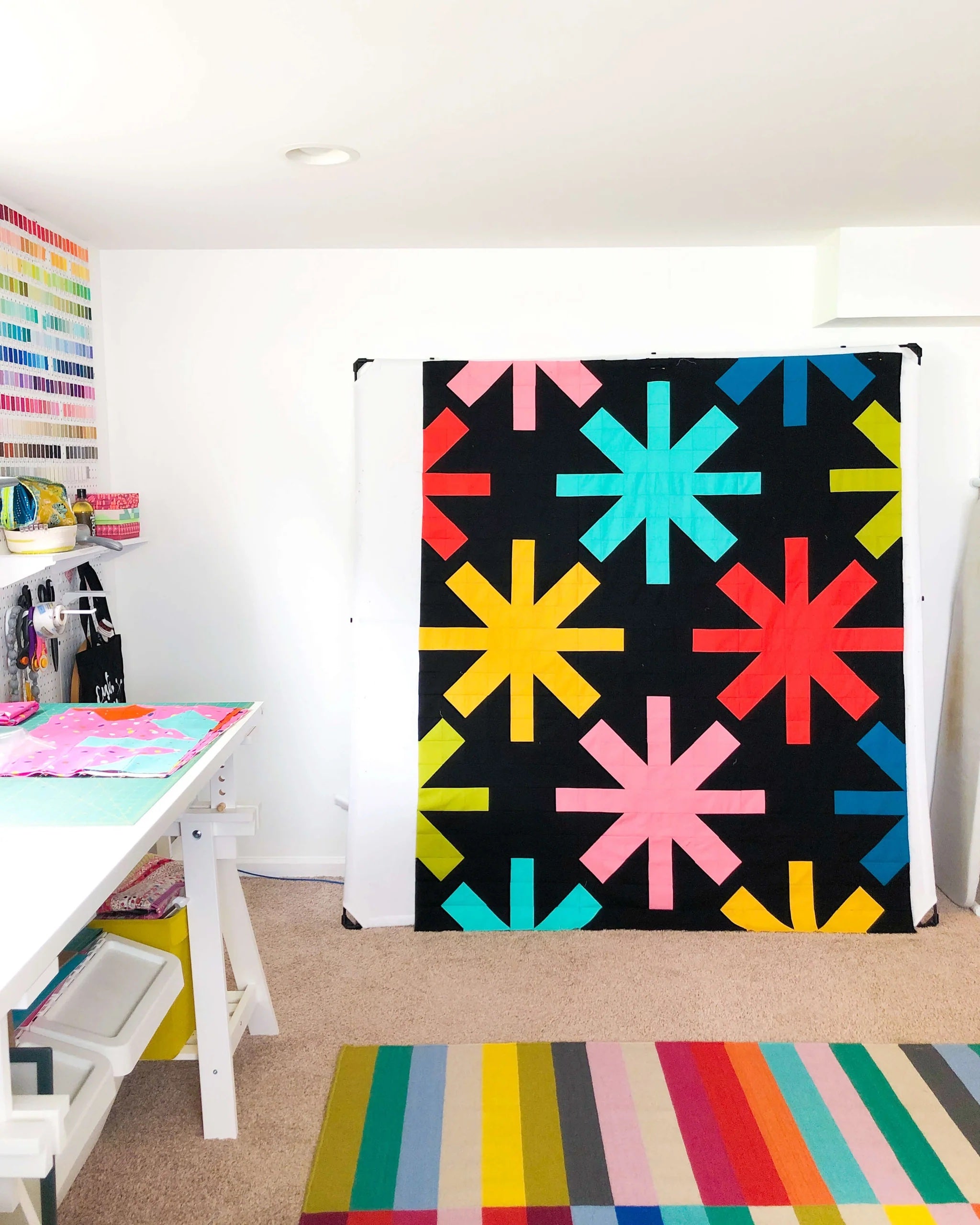 Modern Handcraft Asterisks Quilt