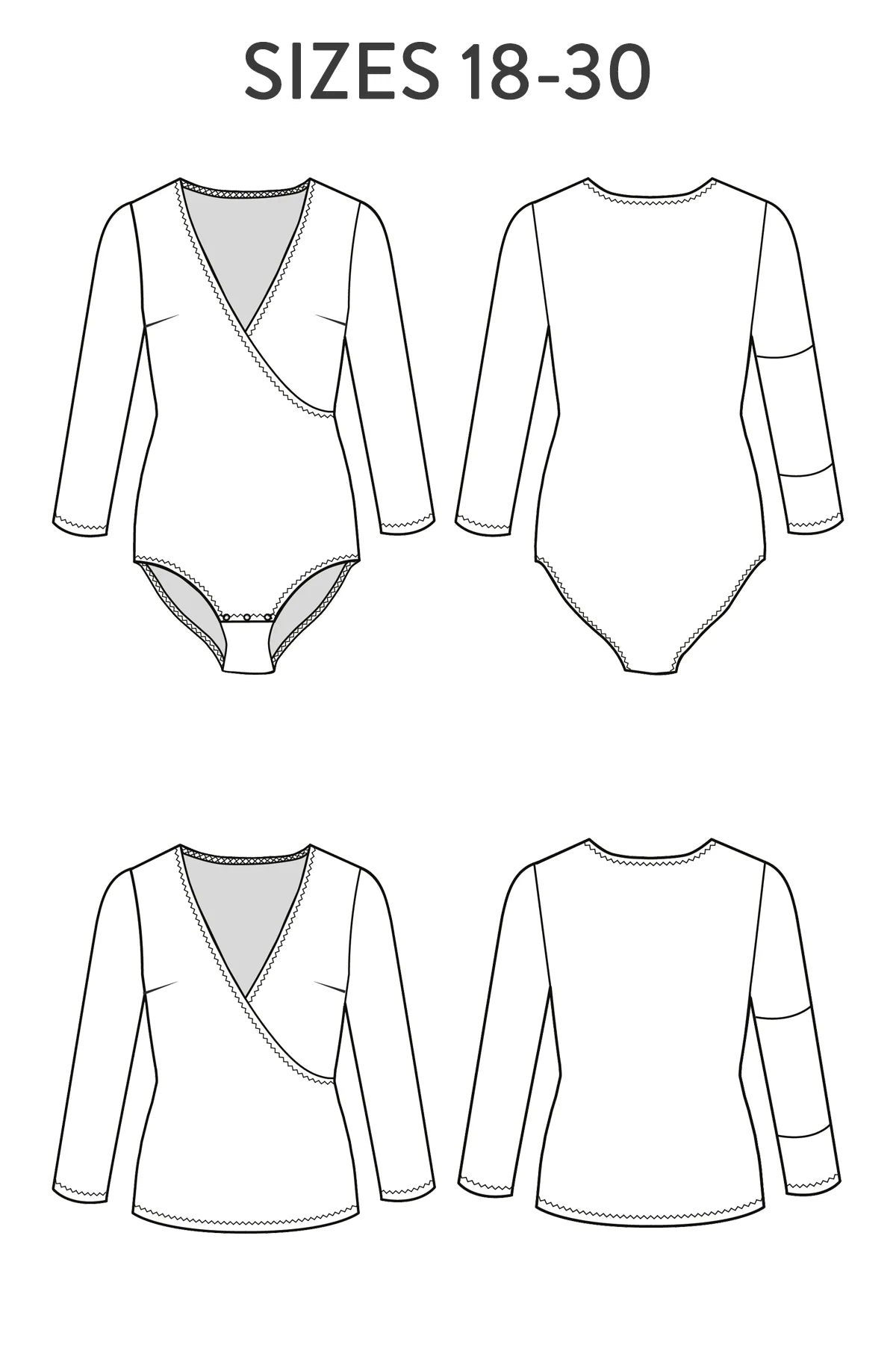 Sew Over It Astrid Bodysuit and Top