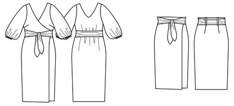 Papercut Patterns Aura Dress and Skirt