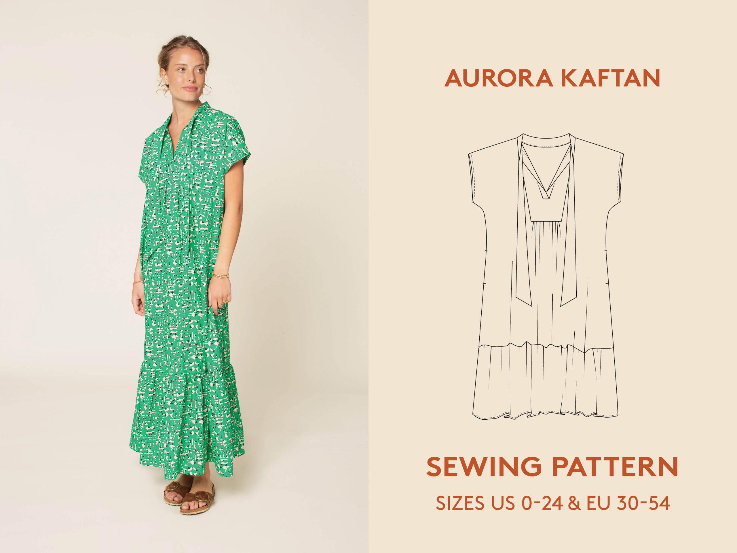 Wardrobe by Me Aurora Kaftan Dress