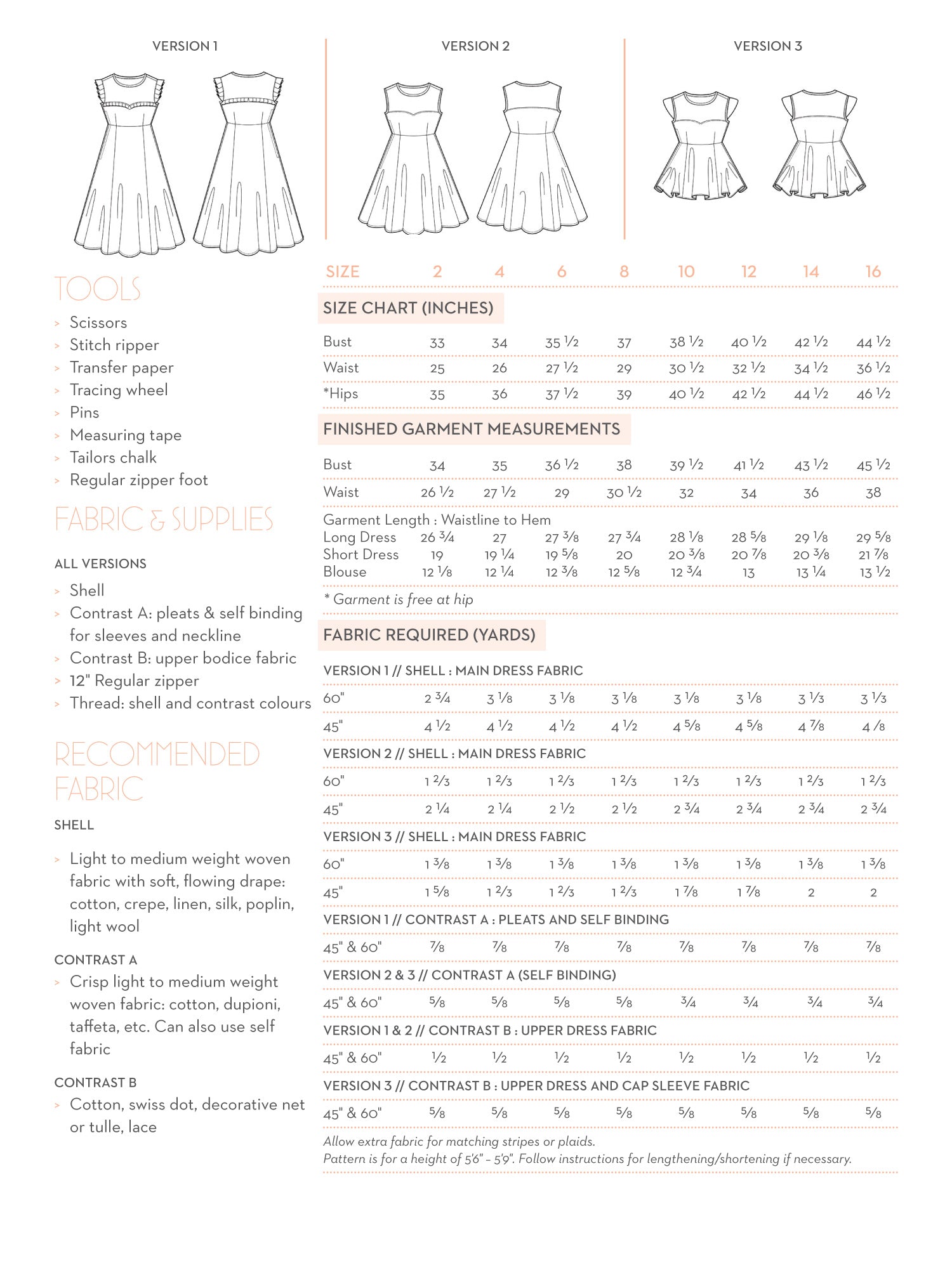 Victory Patterns Ava Dress and Blouse