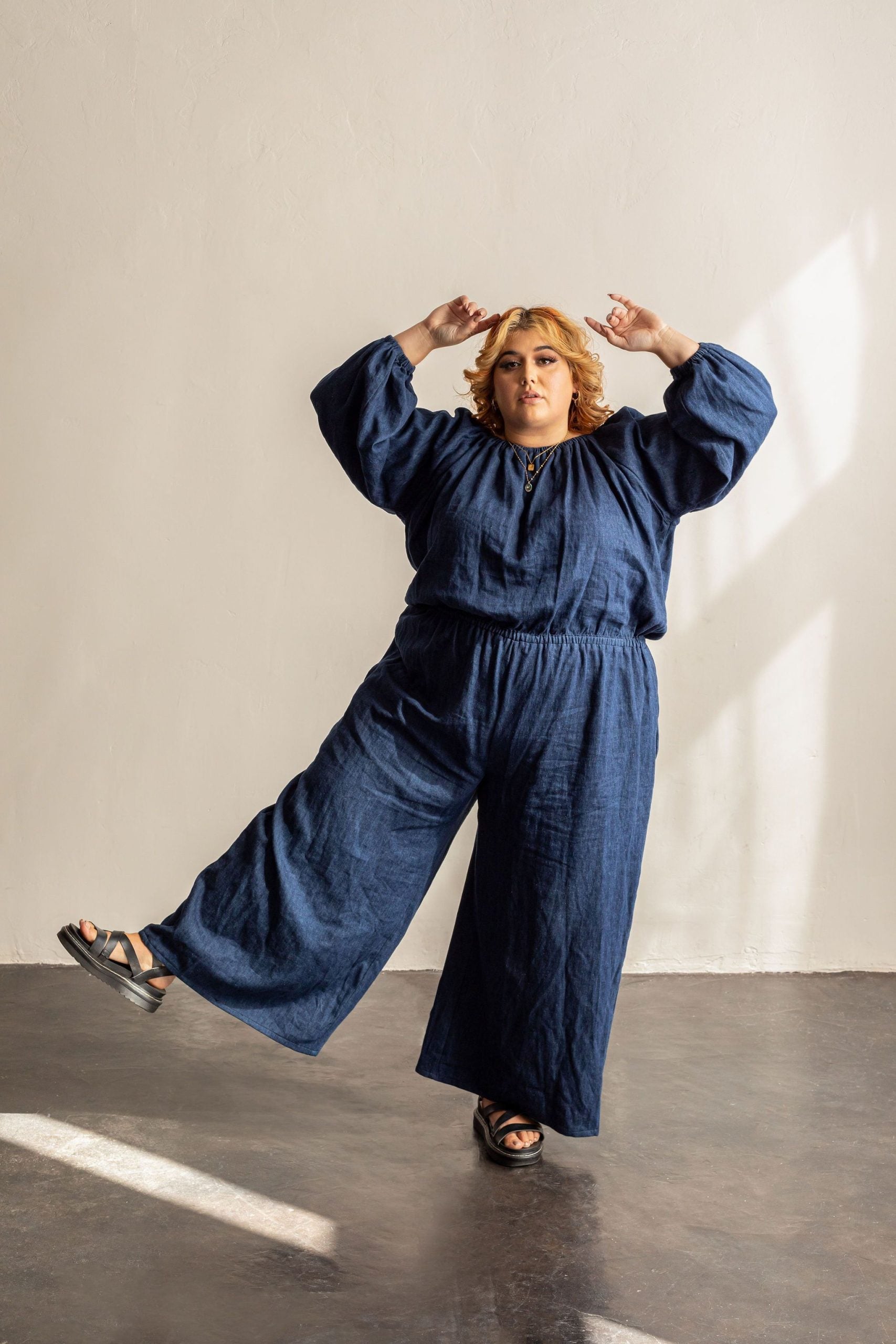 Mango linnen wide leg jumpsuit groen | wehkamp Mango linnen wide leg jumpsuit groen | wehkamp