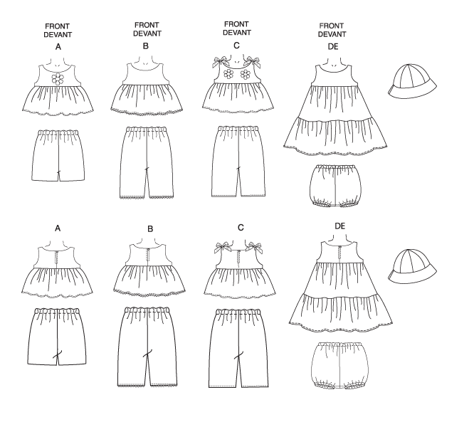 Butterick Baby's Outfits B5017