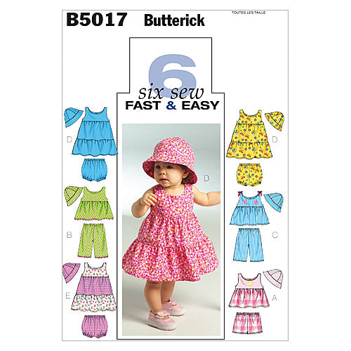 Butterick Baby's Outfits B5017