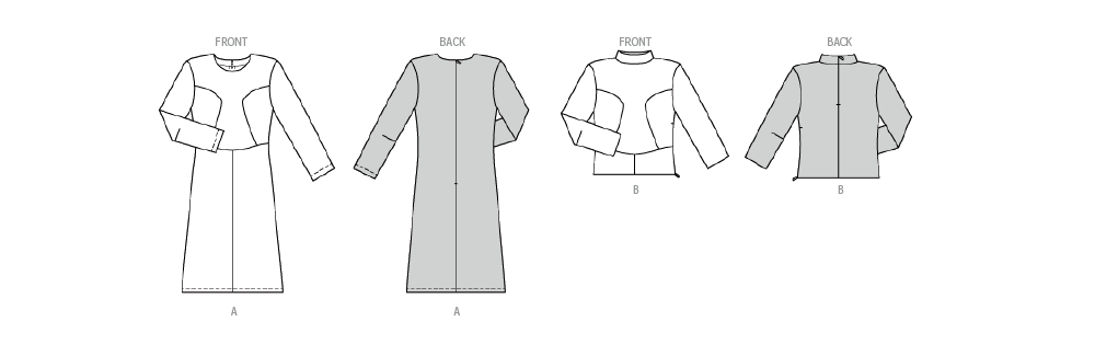 Burda Misses' Dress and Shirt 5677