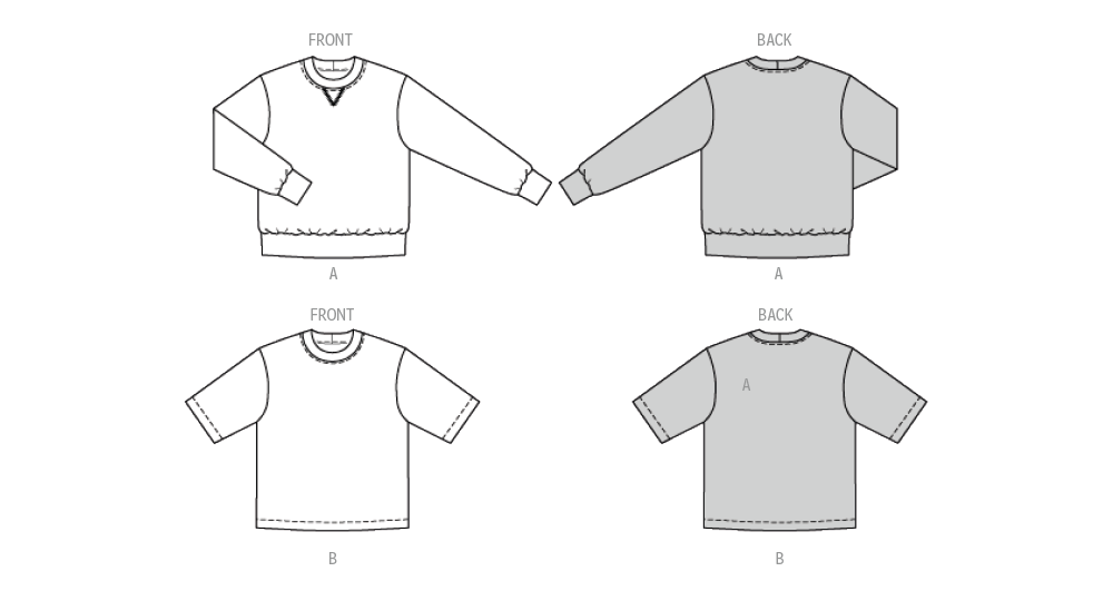 Burda Men's' Sweater and T-Shirt 5682