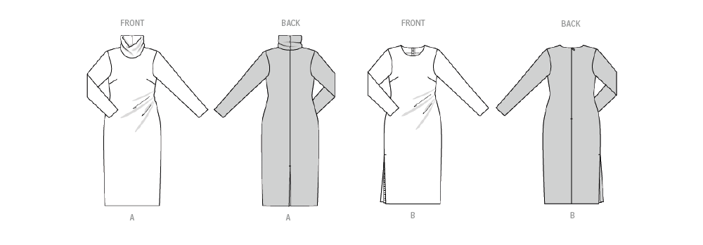 Burda Misses' Dresses 5684