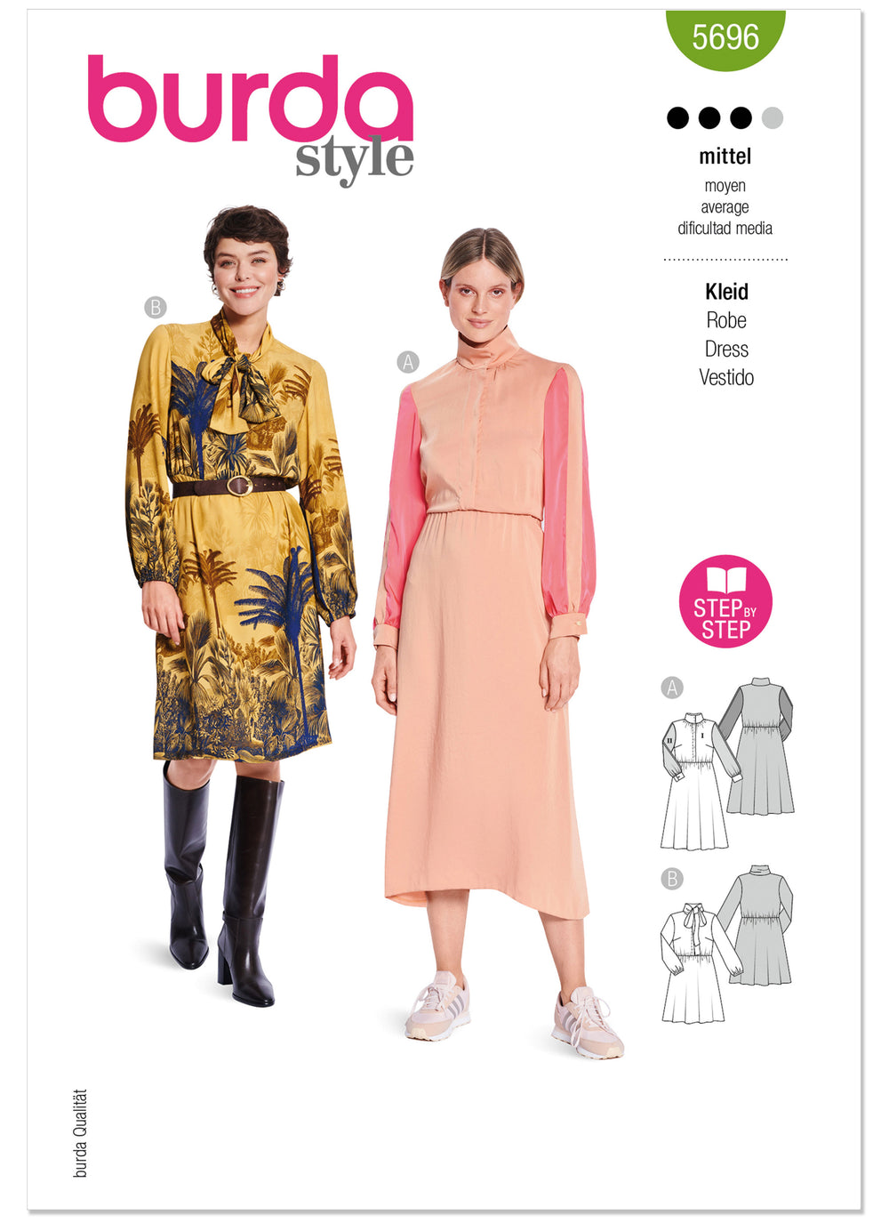 Burda Misses' Dresses 5696