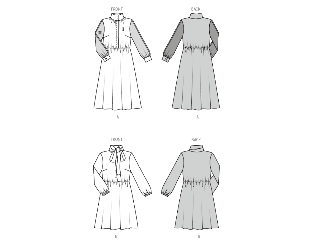 Burda Misses' Dresses 5696