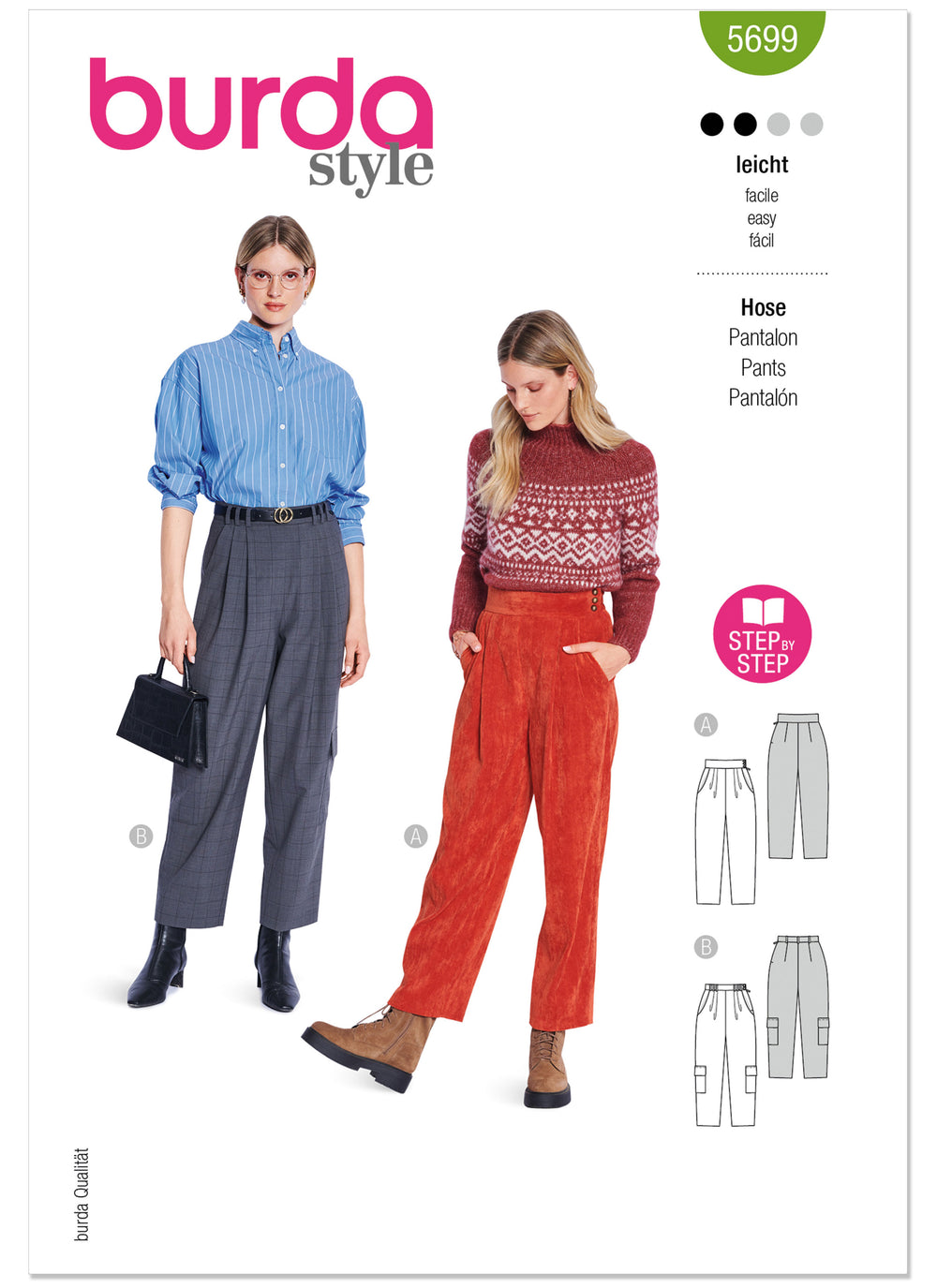 Burda Misses' Trousers 5699
