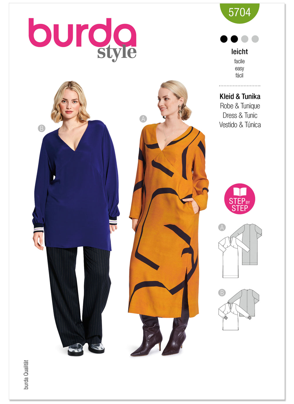 Burda Misses' Dress and Tunic 5704