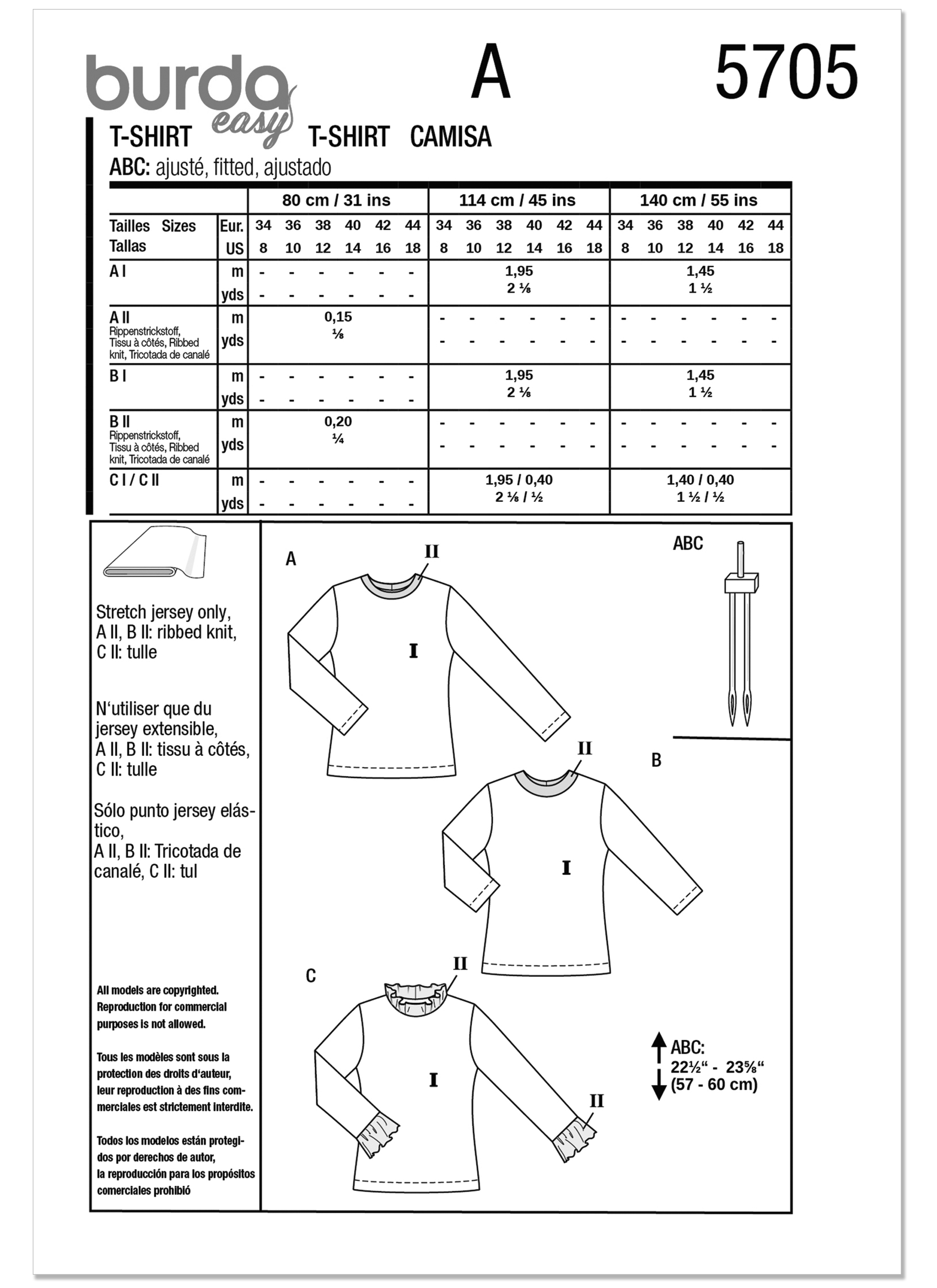 Burda Misses' Shirts 5705