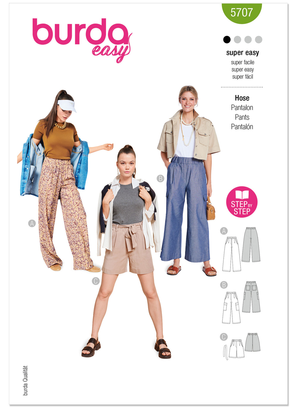 Burda Misses’ Trousers 5707