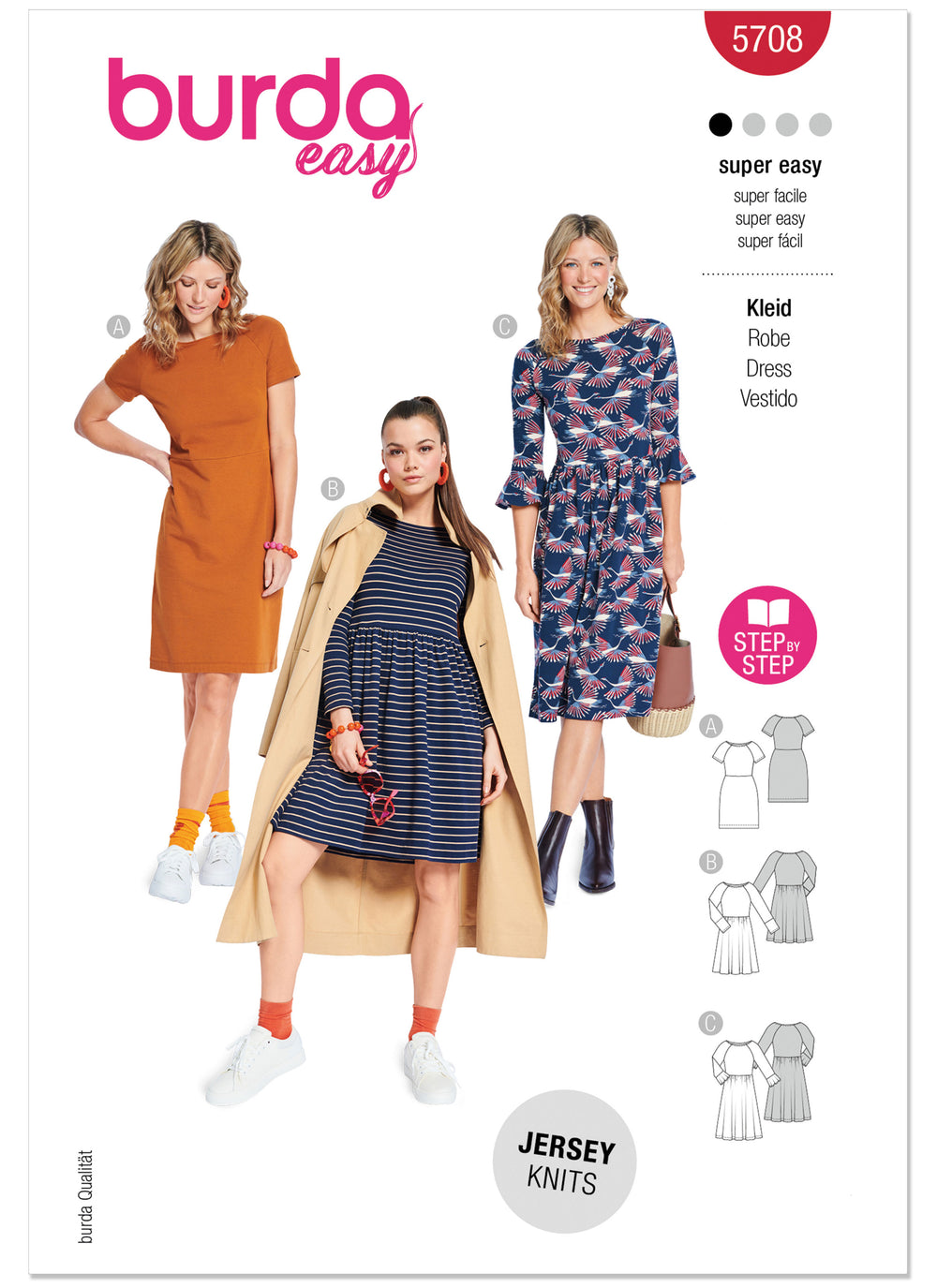 Burda Misses' Dresses 5708