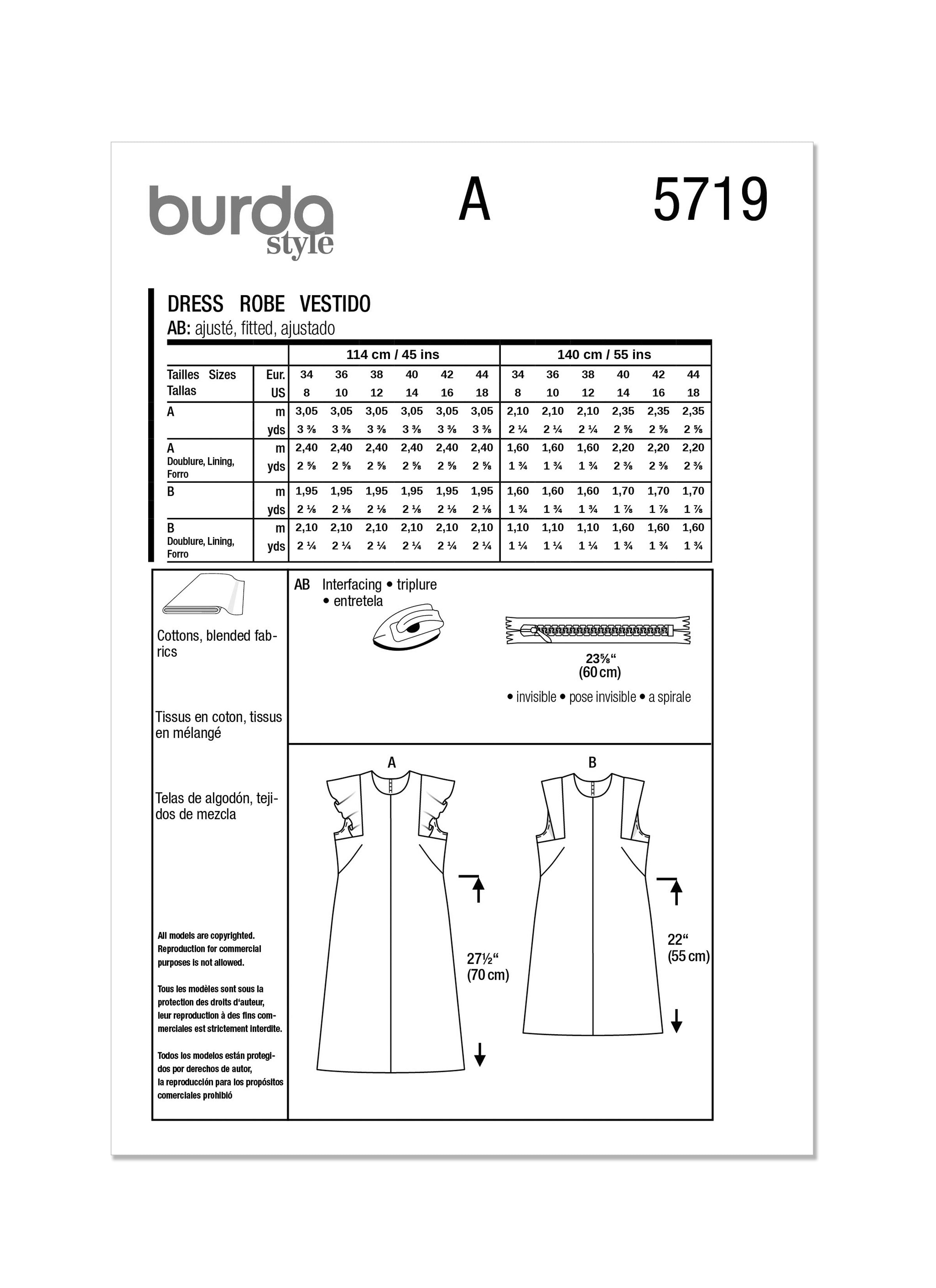 Burda Dress 5719