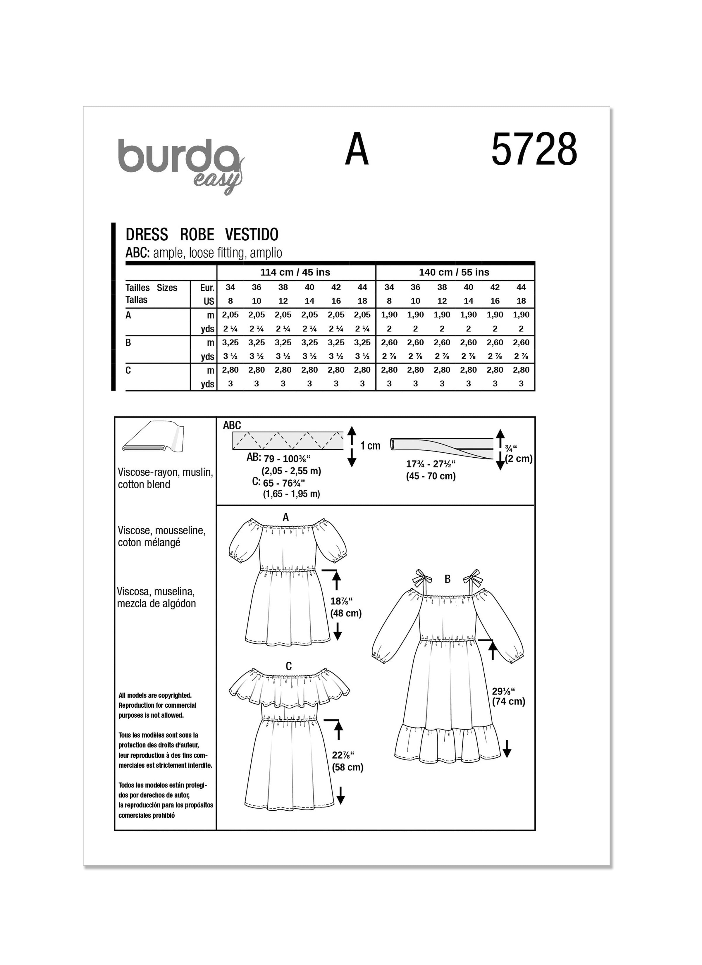 Burda Dress 5728