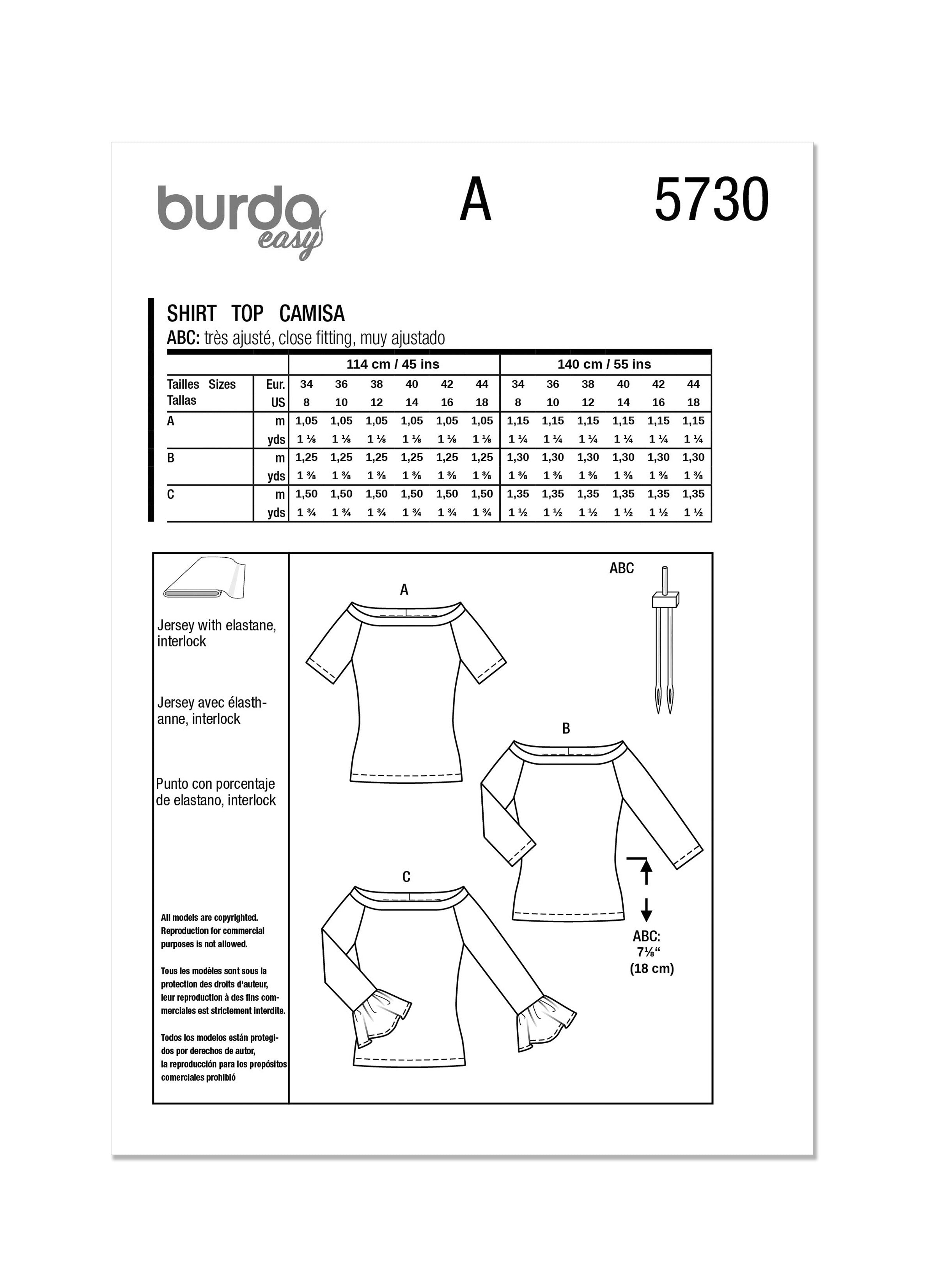 Burda Top 5730