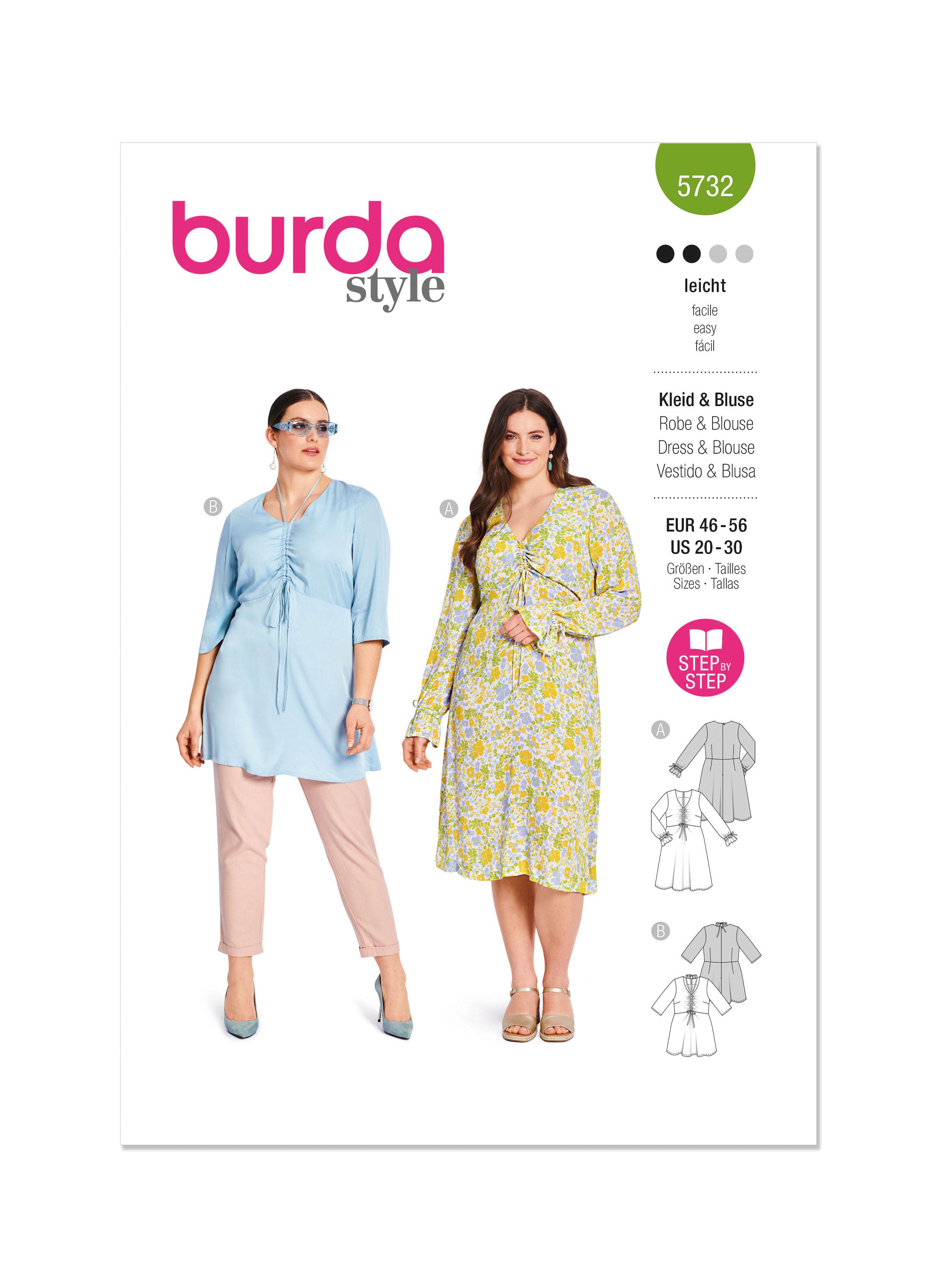 Burda Dress and Blouse 5732