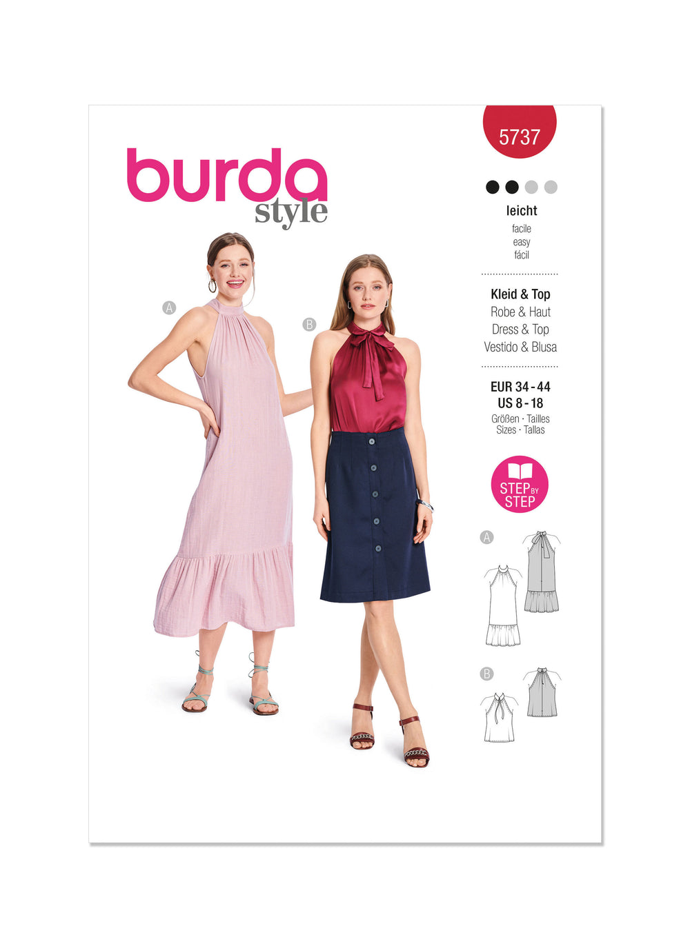 Burda Dress and Blouse 5737