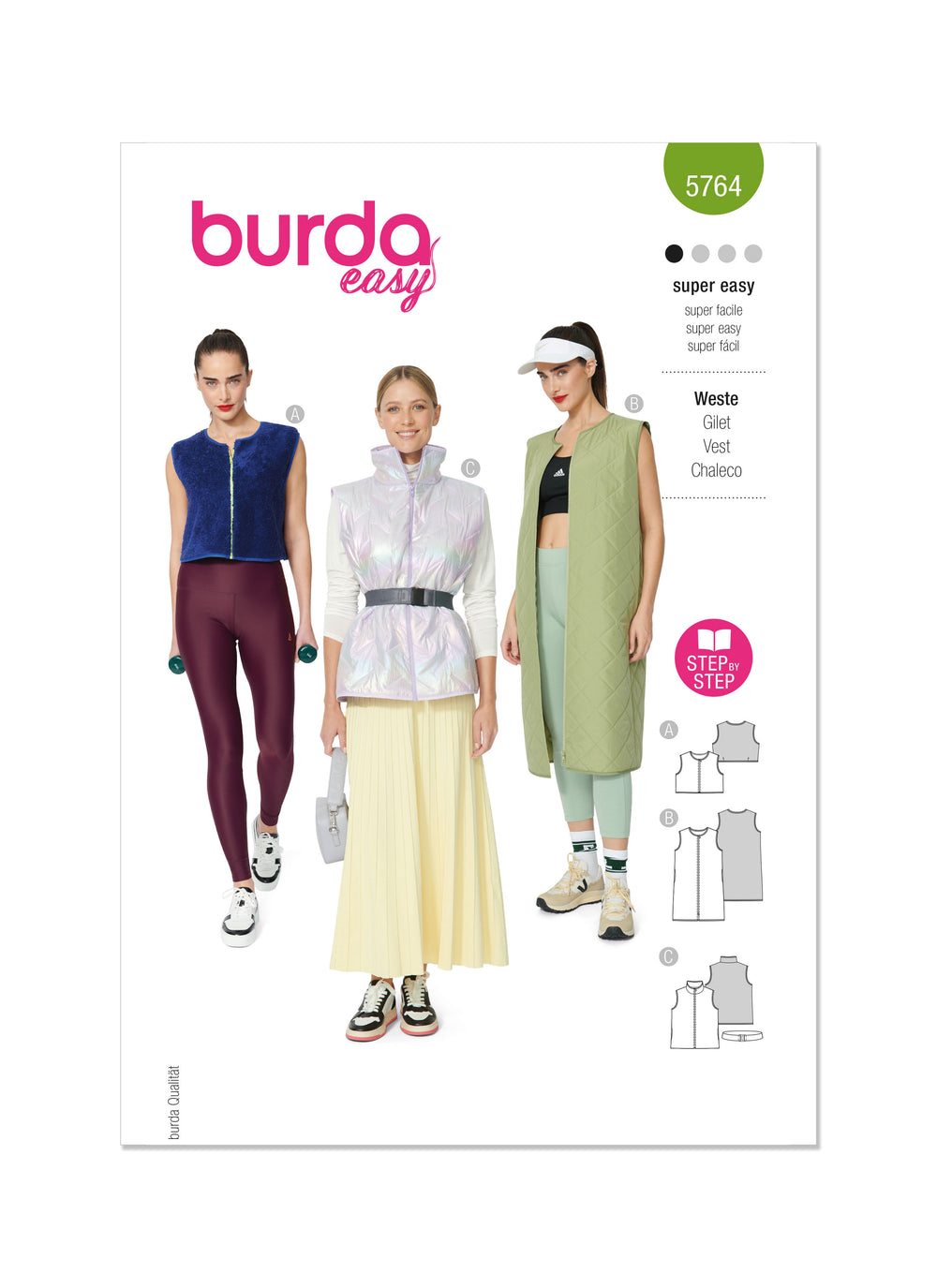 Burda Waistcoat & Vest 5764