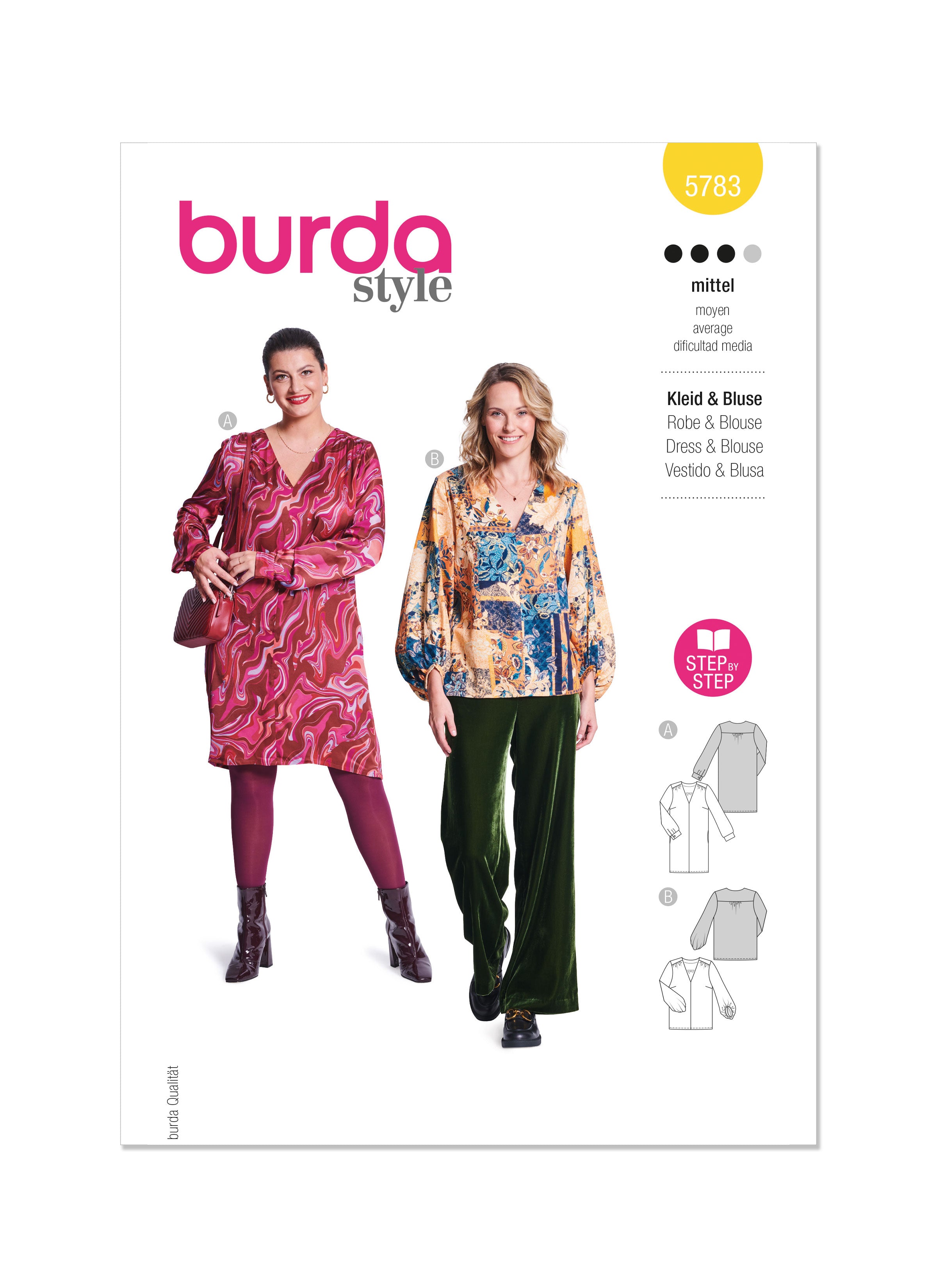 Burda Dress & Blouse 5783