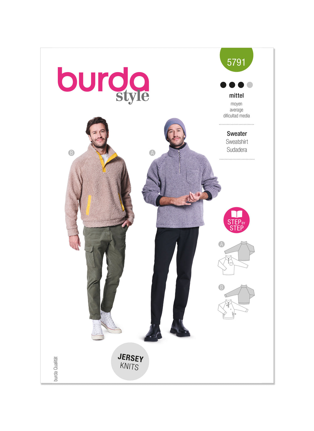 Burda Men's Tops 5791