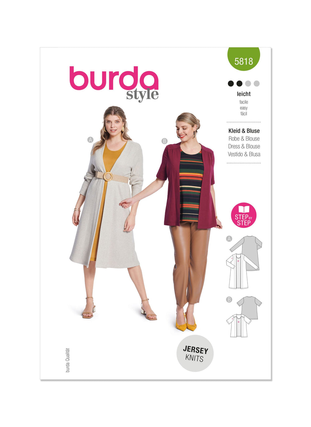 Burda Dress & Blouse 5818