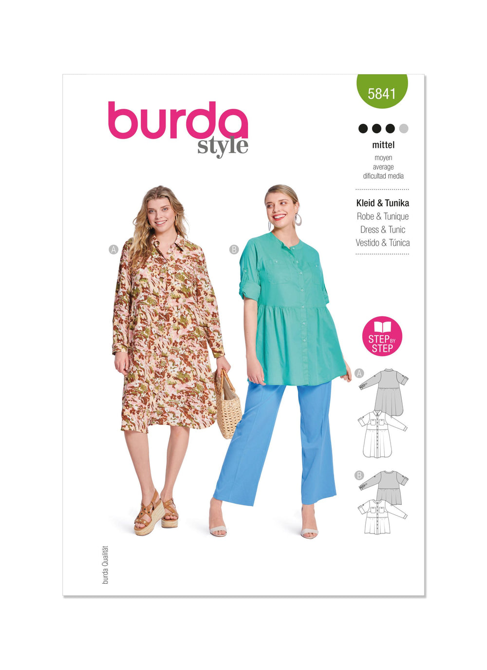 Burda Dress & Tunic 5841