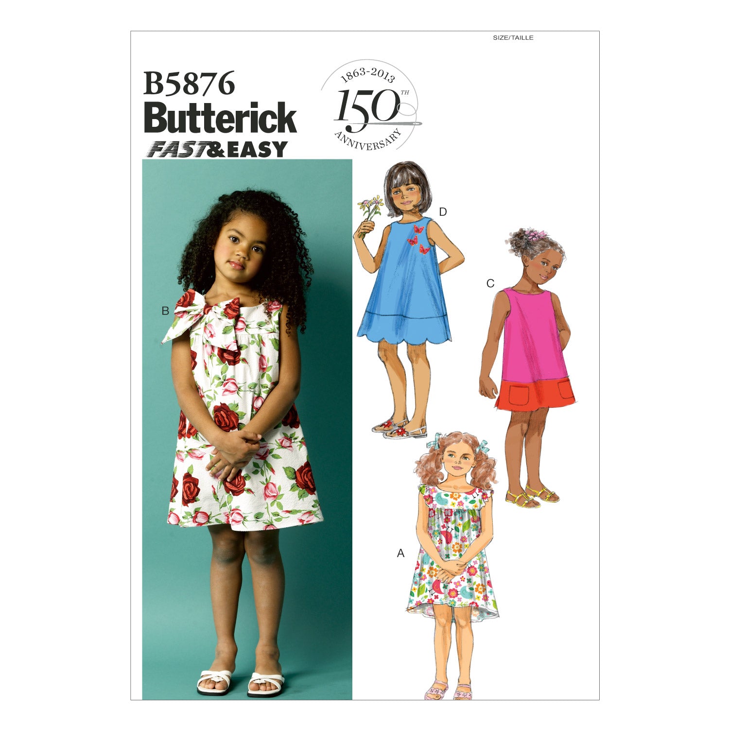 Butterick Baby/Child Dresses B5876