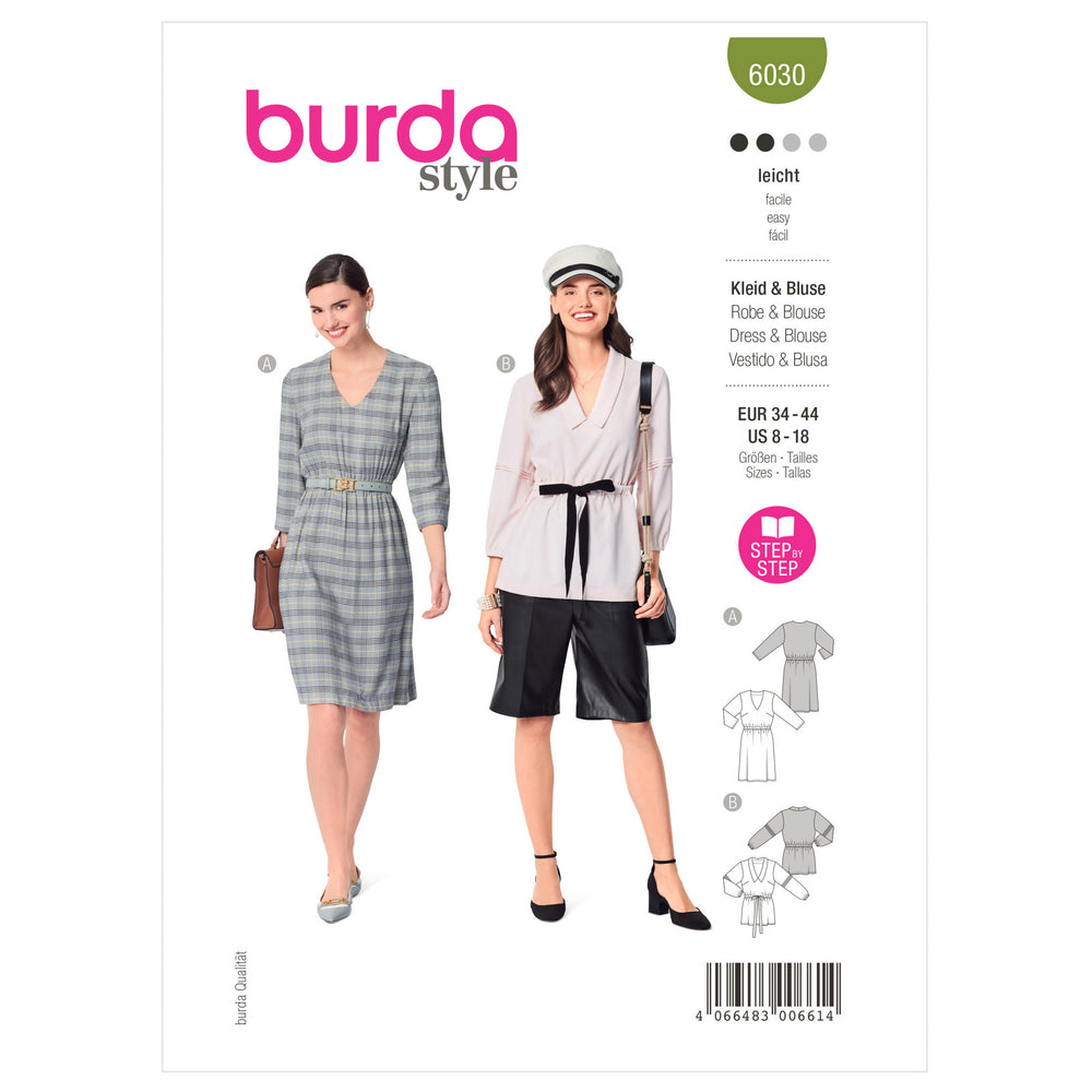 Burda Dress and Blouse 6030