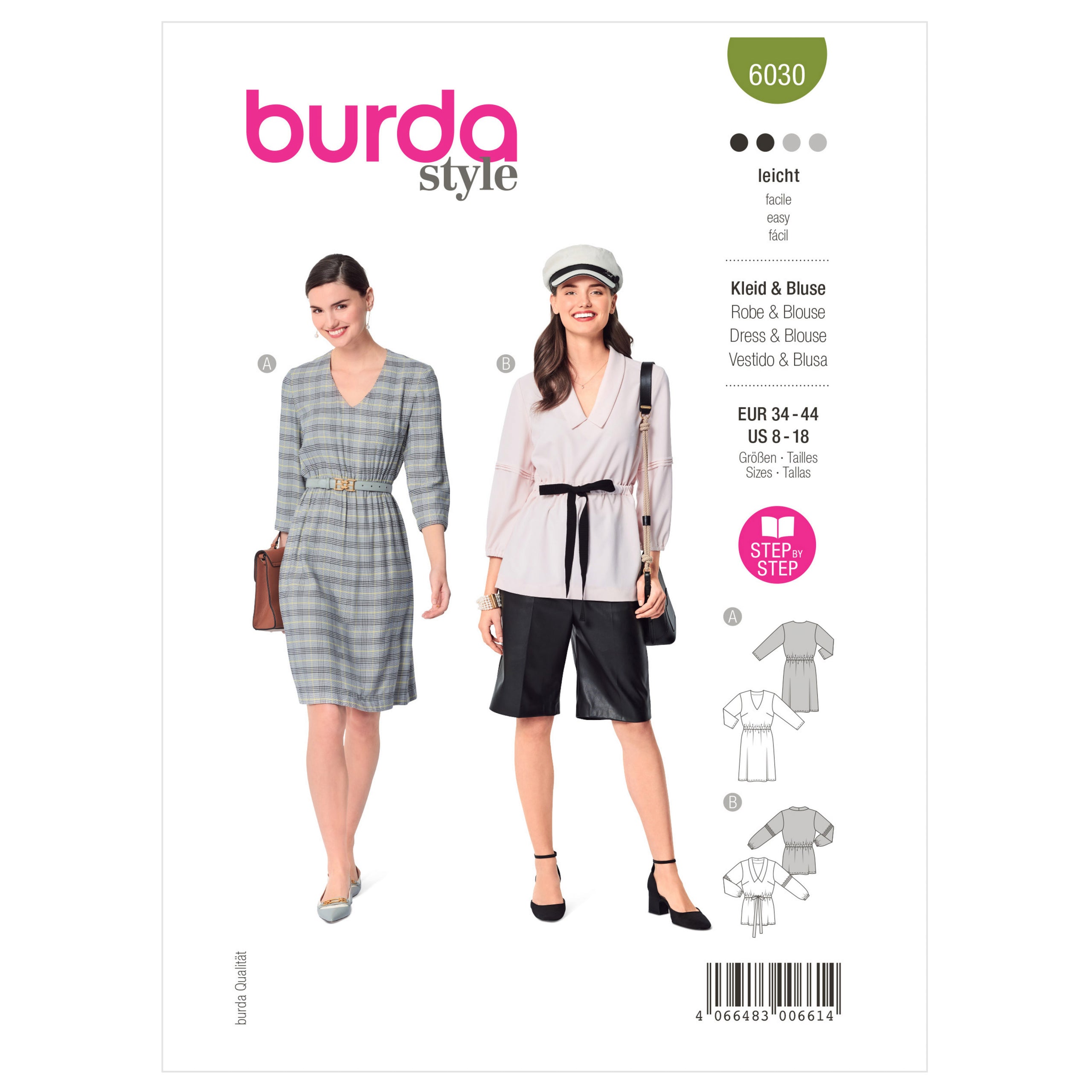 Burda Dress and Blouse 6030