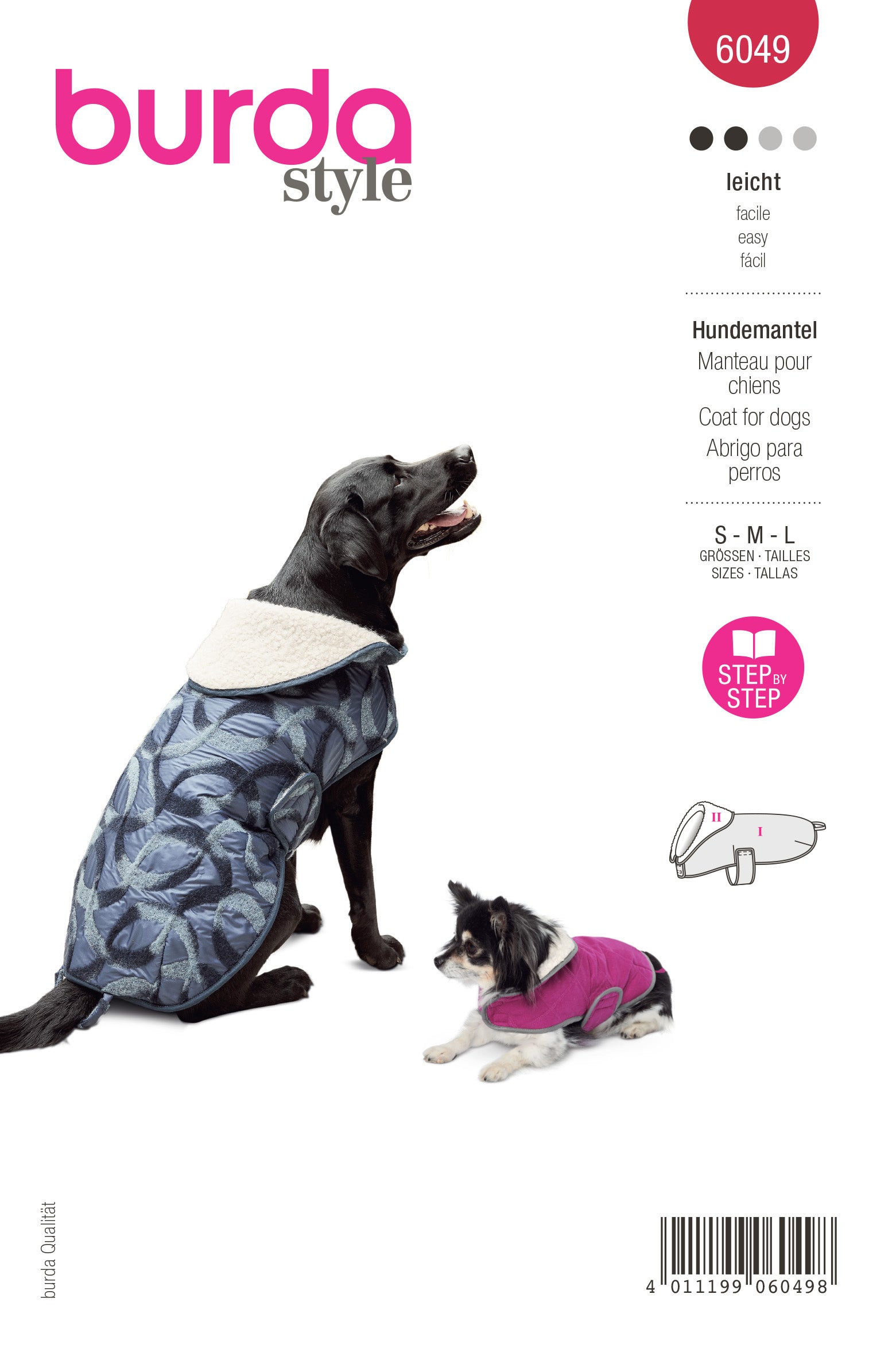 Burda Dog Coats 6049