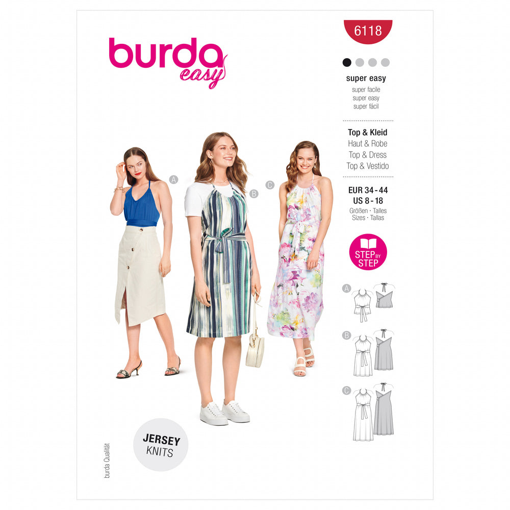 Burda Wrap Top and Dress 6118