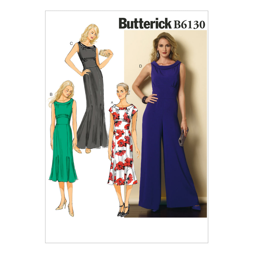Butterick Dress and Jumpsuit B6130
