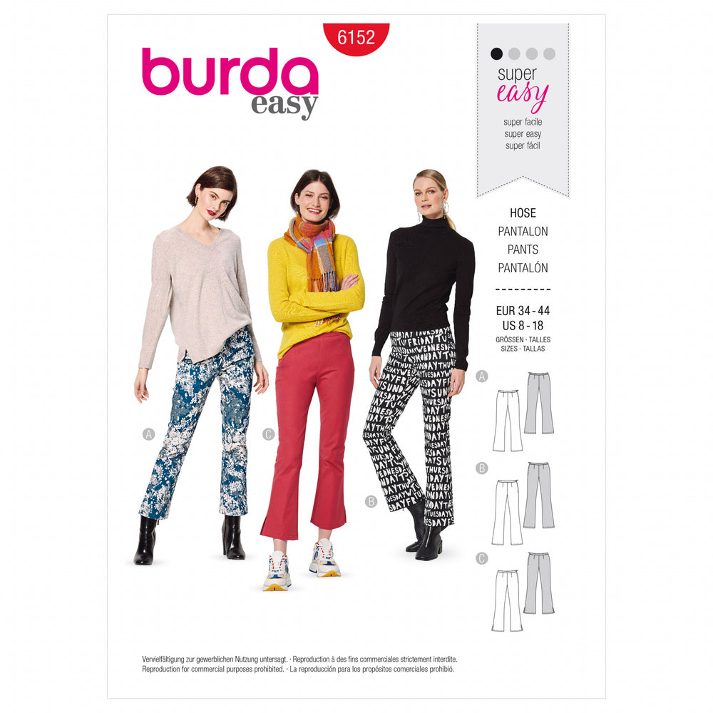 Burda Trousers 6152