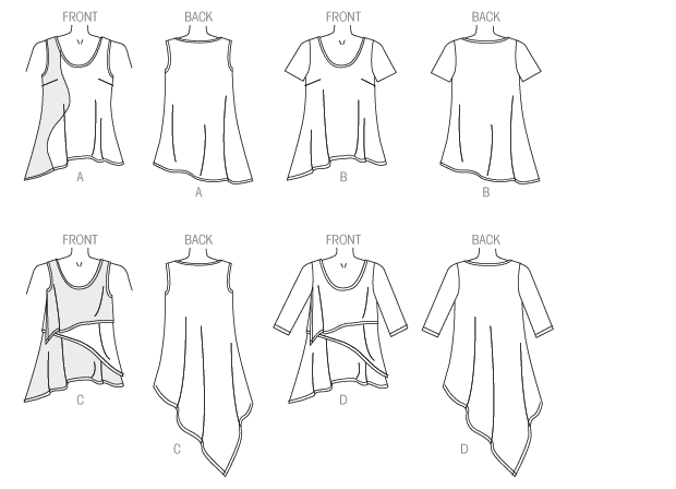 Butterick Top and Tunic B6172