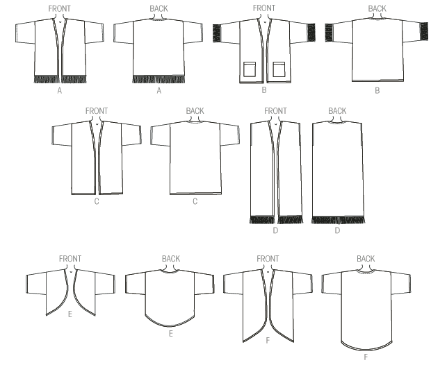 Butterick Robe B6176