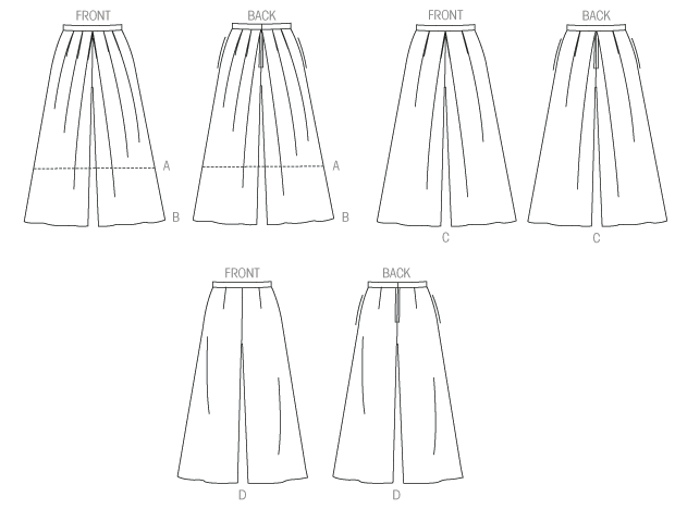 Butterick Culottes B6178