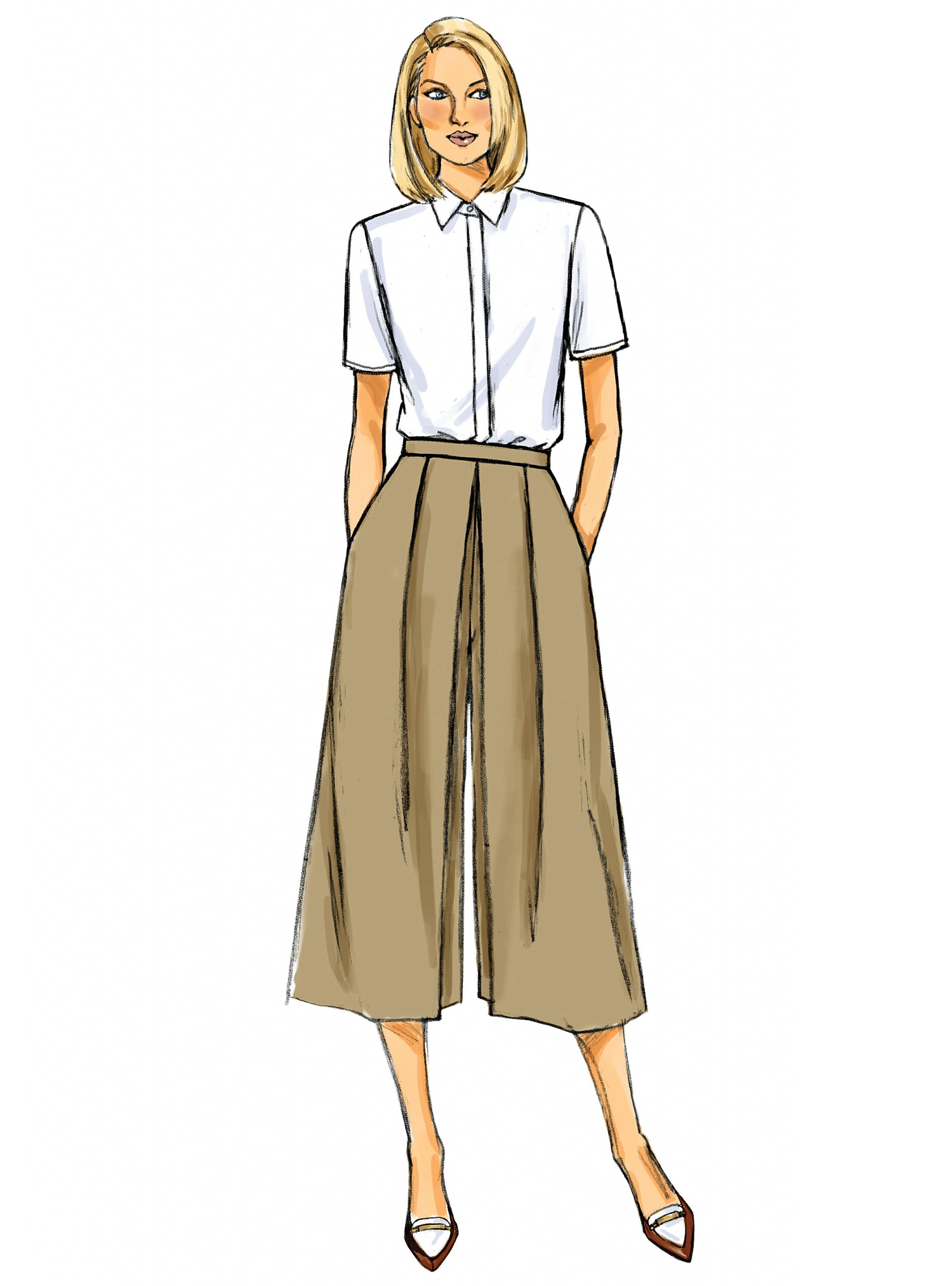 Butterick Culottes B6178