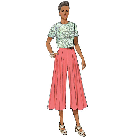 Butterick Skirt and Culottes B6179