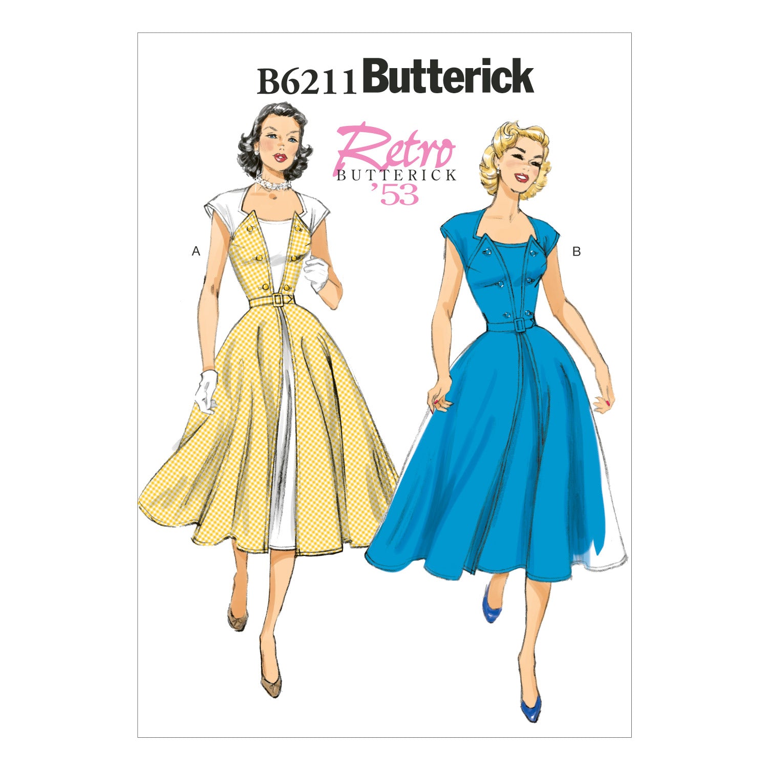 Butterick Vintage Dress B6211