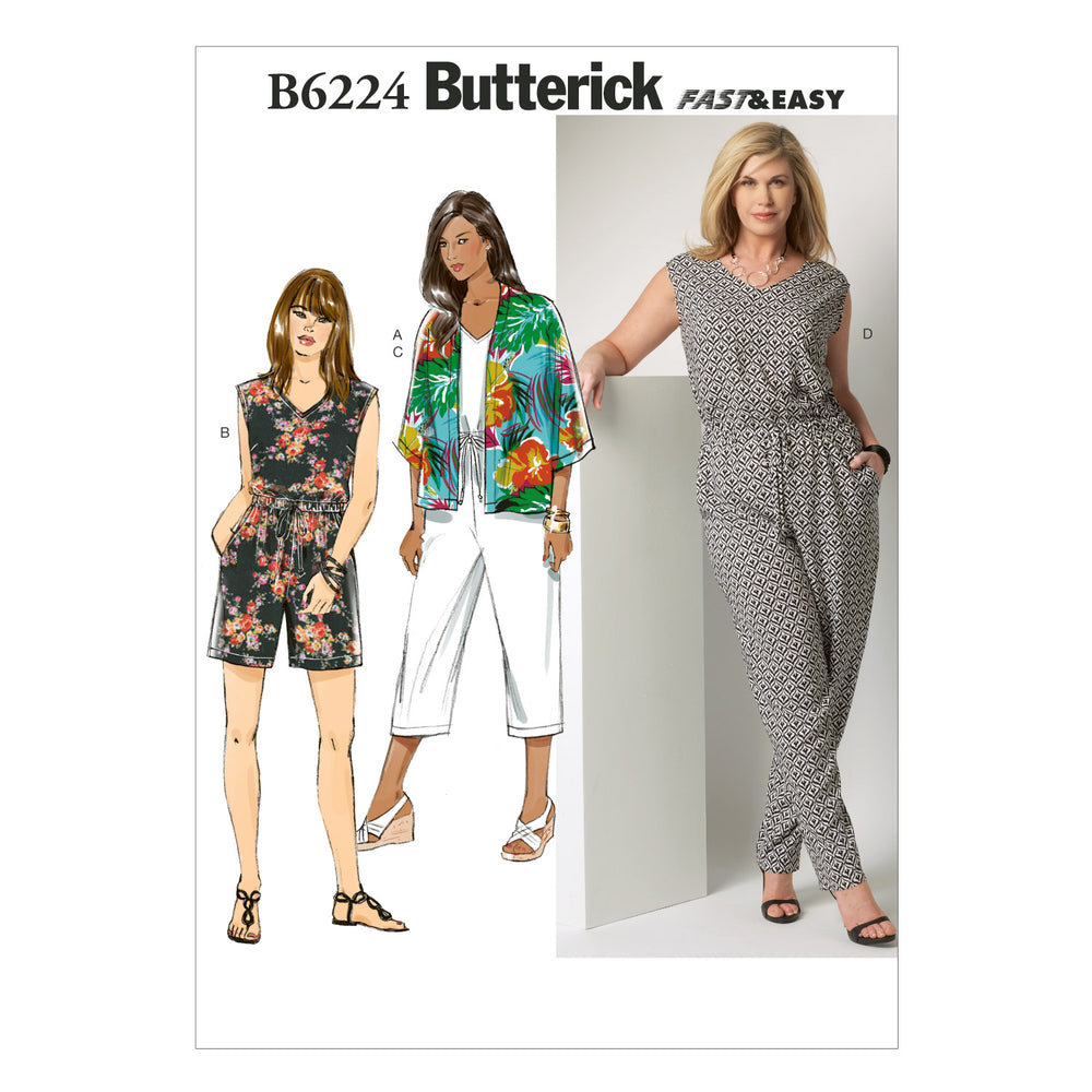 Butterick Robe and Jumpsuit B6224