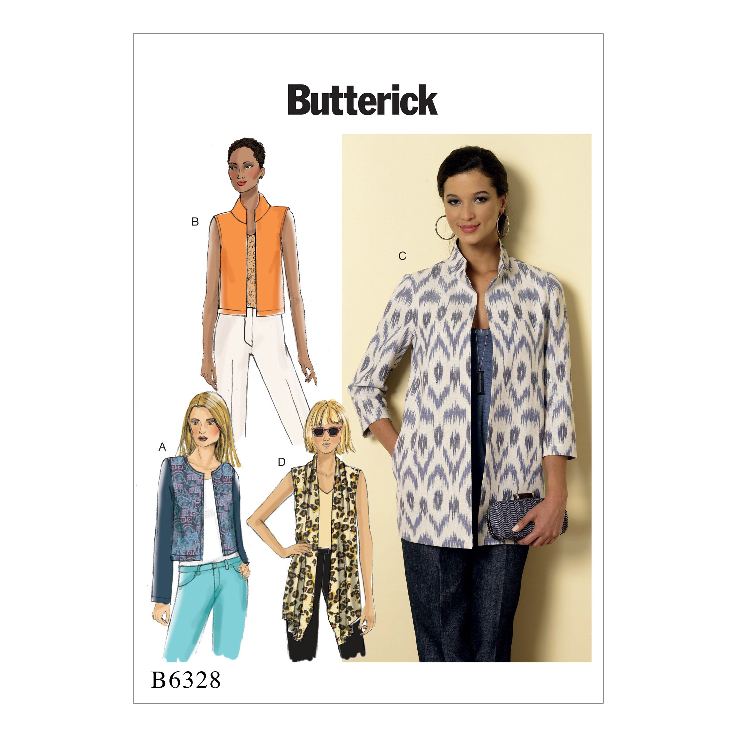 Butterick Jacket and Vest B6328