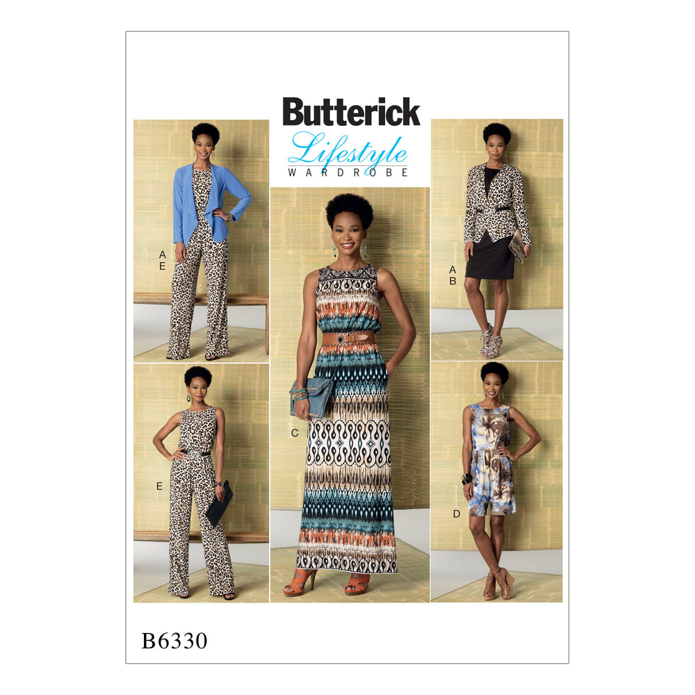 Butterick Jacket, Dress, Jumpsuit B6330